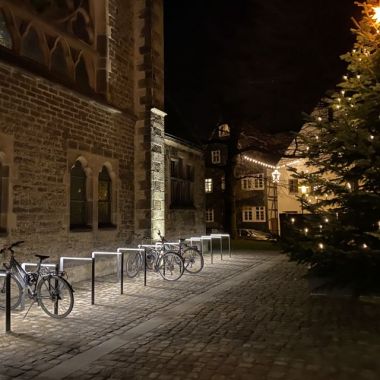 Beleuchteter Fahrradständer