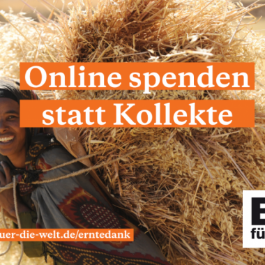 Aufruf Online Spende statt Kollekte
