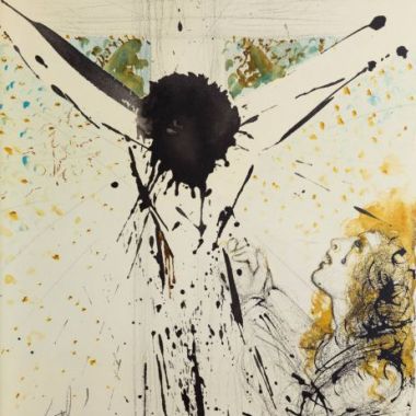 Josef Nannemann. Salvador Dalí: Maria Magdalena unter dem Kreuz/Tolle, tolle, crucifige eum,1964, Field 69-3/3-6; Magni luxus ad personam © Salvador Dalí, Fundació Gala-Salvador Dalí/VG Bild-Kunst, Bonn 2022.