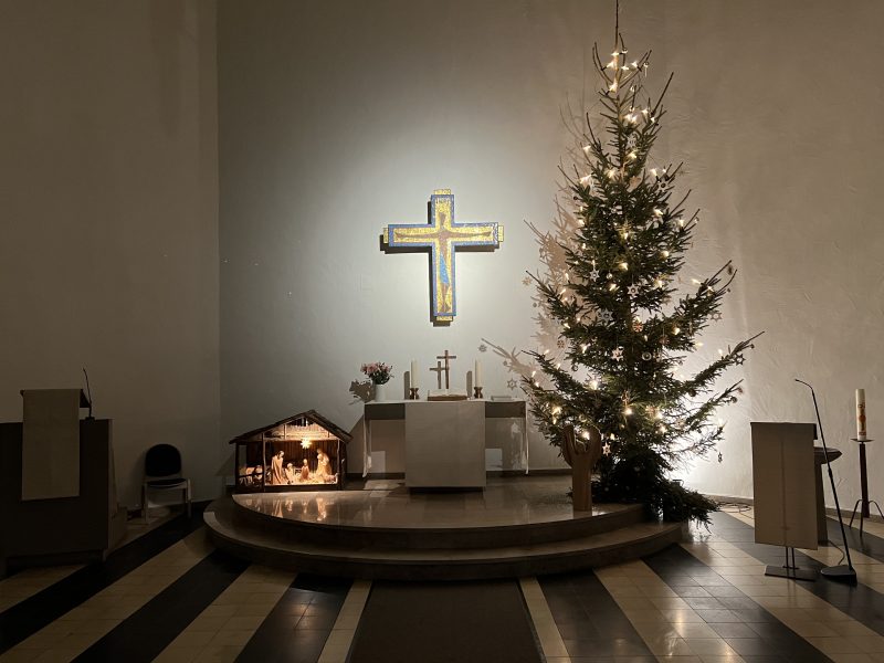 Weihnachten, Altar, Dreifaltigkeitskirche