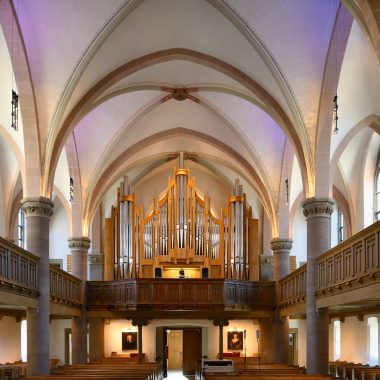 Foto der Paschenorgel Martin-Luther-Kirche