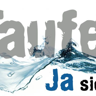 Logo Taufe - Ja sicher