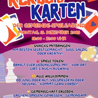 Illustration zum Gemeindespieleabend