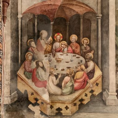 Abendmahlsfresko Stiftskirche Castell Arquato