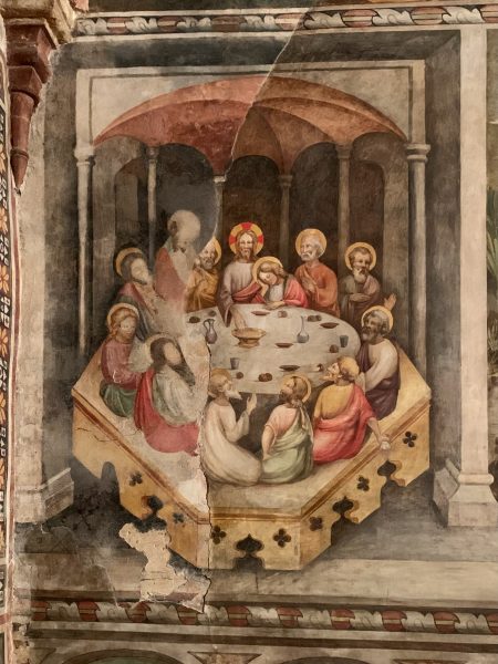 Abendmahlsfresko Stiftskirche Castell Arquato